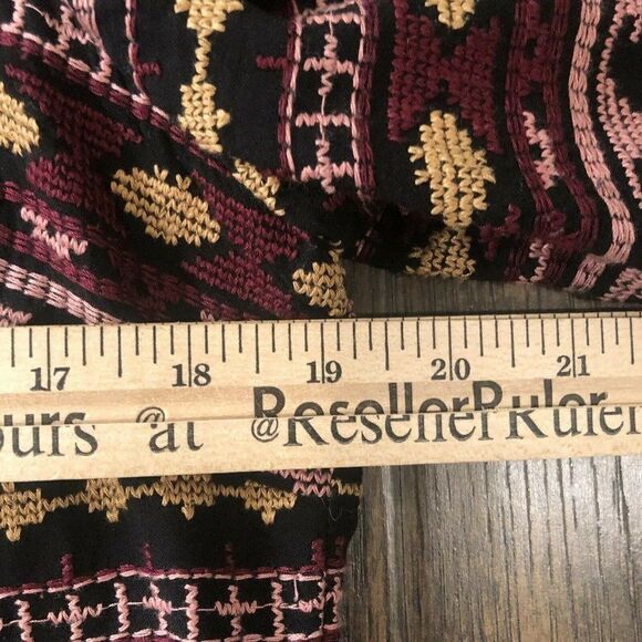 Duplan Women’s Size 10P Lightweight Jacket Embroidered Aztec Art to Wear Tribal - Picture 5 of 12